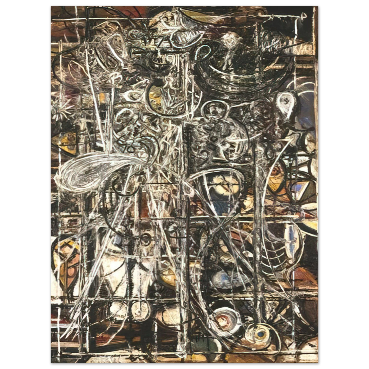 Richard Pousette-Dart - Figure 75x100 cm / 30x40inches Fine Art Poster