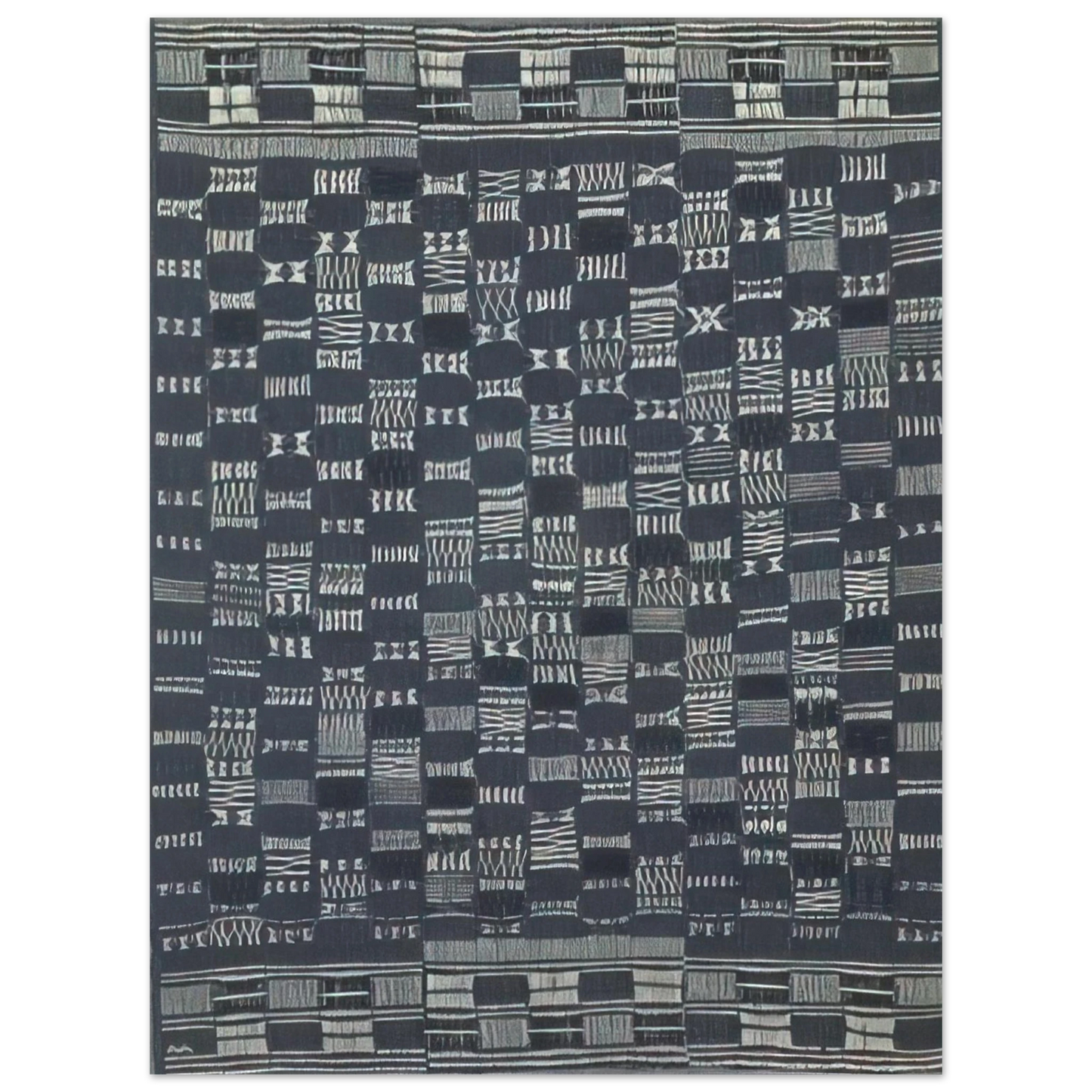 Anni Albers - THICKLY SETTLED 1957 75x100 cm / 30x40inches Fine Art Poster
