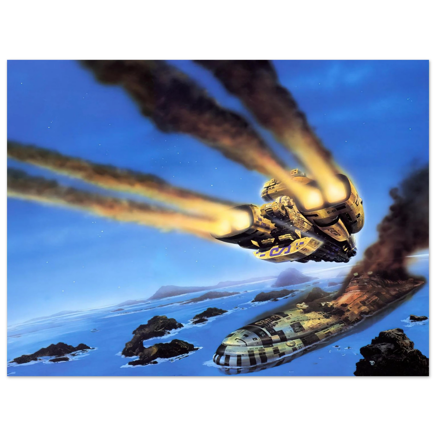 Chris Foss - Chris Foss 75x100 cm / 30x40inches Fine Art Poster
