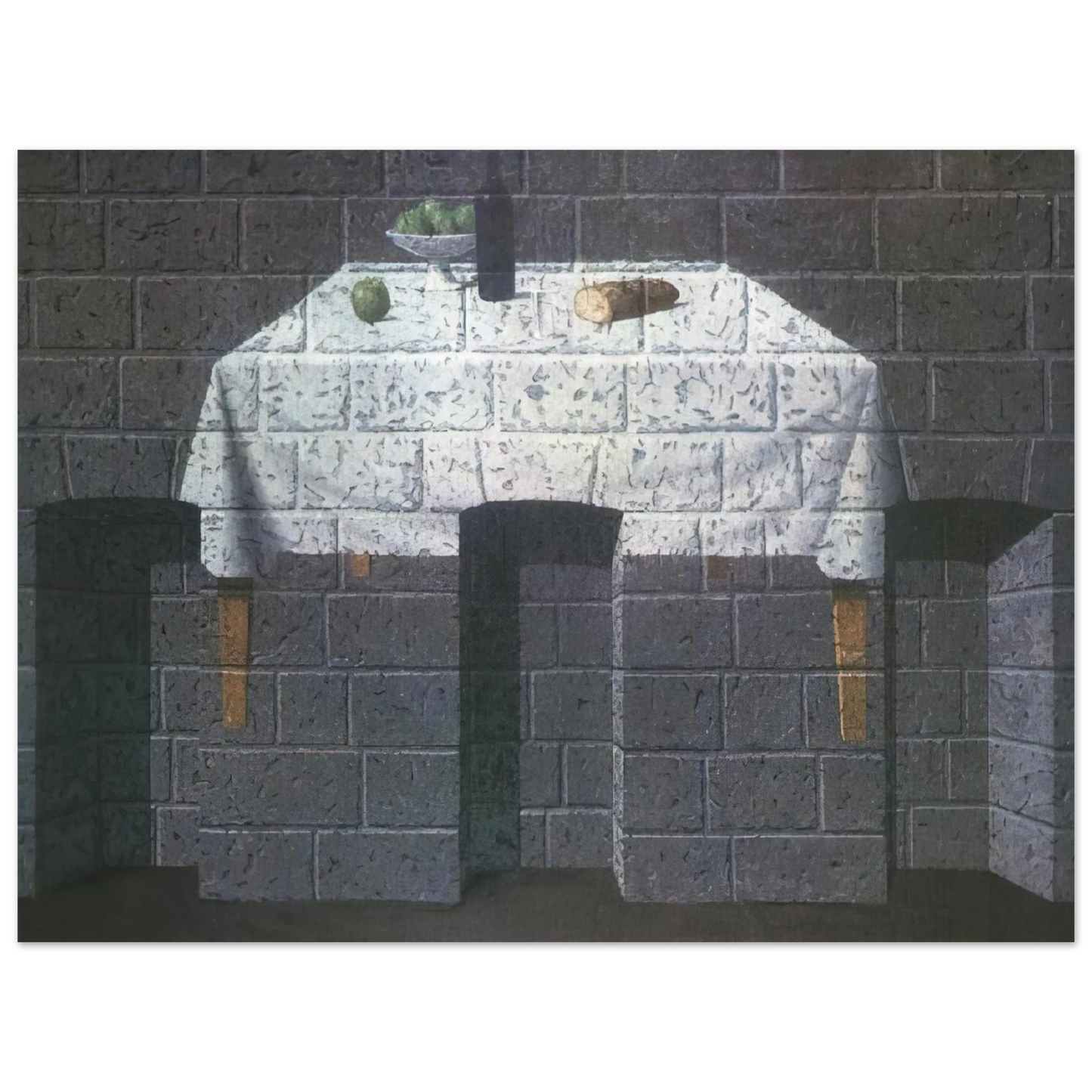 Rene Magritte - THE ENDEARING TRUTH 1966 75x100 cm / 30x40inches Fine Art Poster