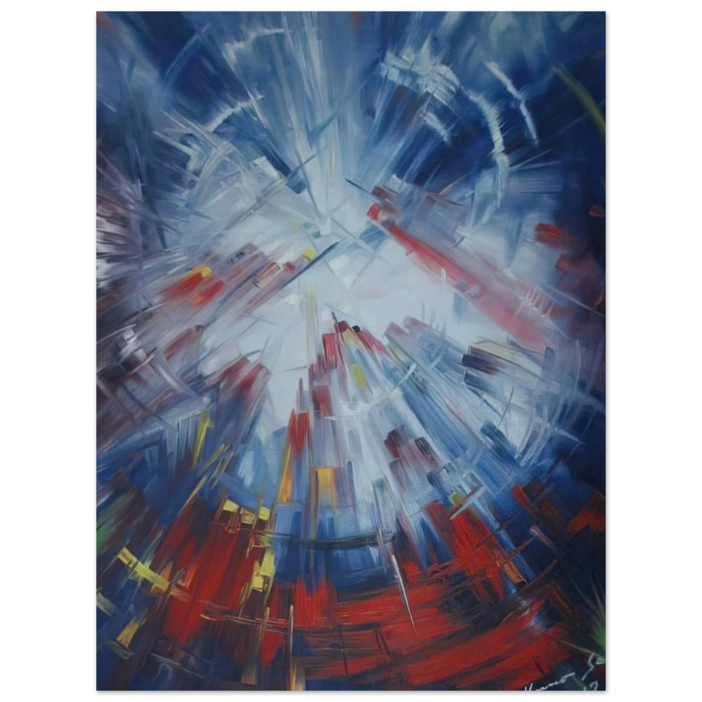 Konrad Zuse - Vantage Point 75x100 cm / 30x40inches Fine Art Poster