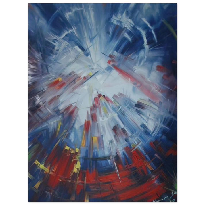 Konrad Zuse - Vantage Point 75x100 cm / 30x40inches Fine Art Poster