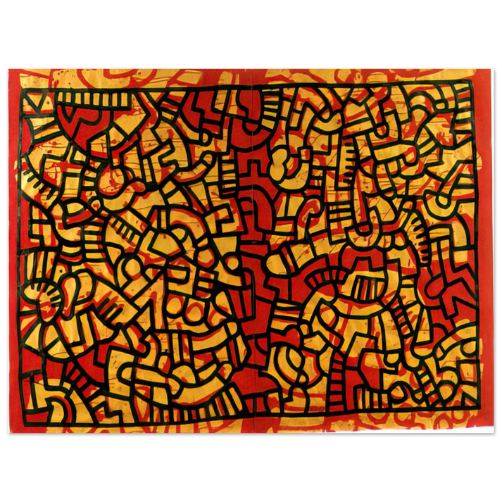 Keith Haring - UNTITLED 1979 75x100 cm / 30x40inches Fine Art Poster