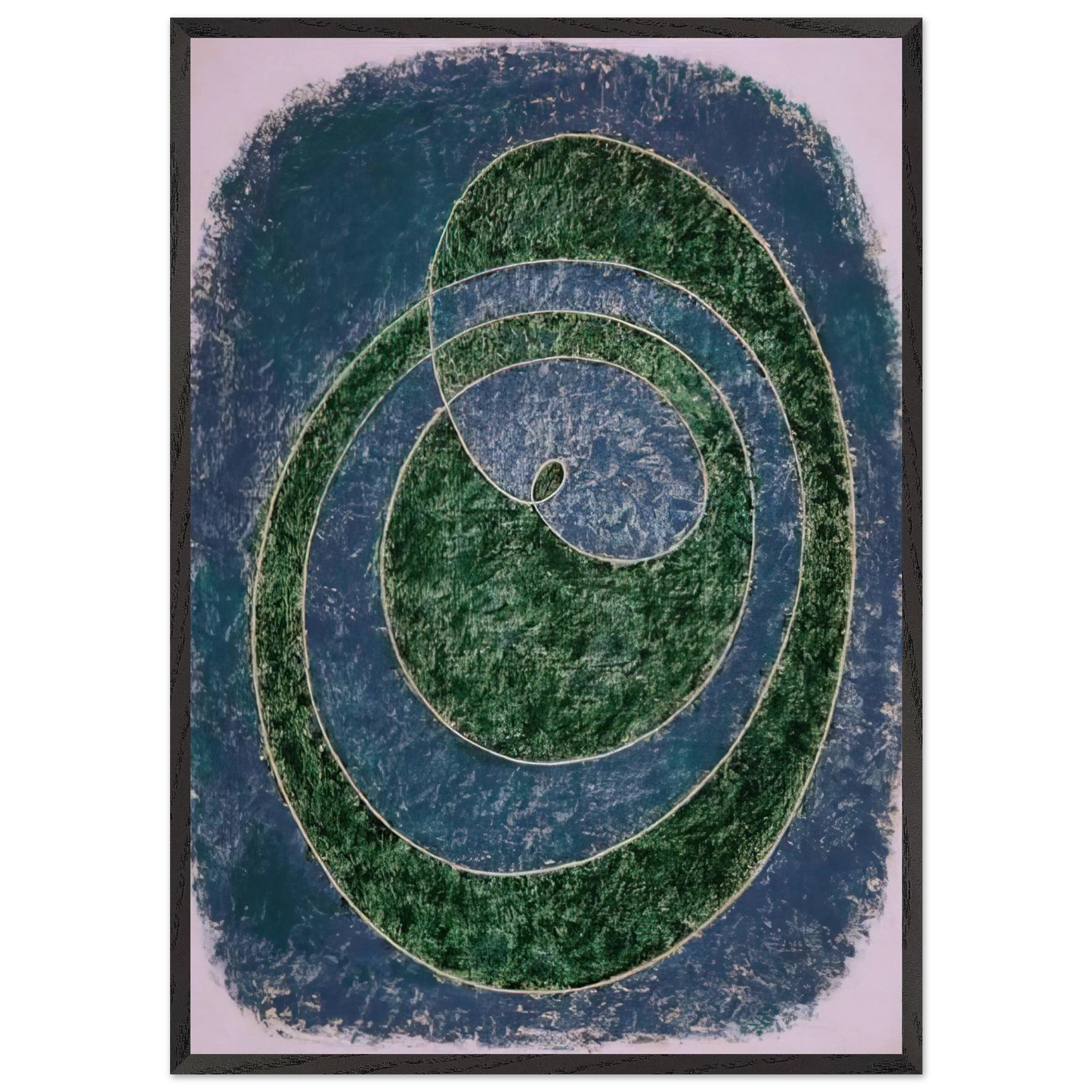 PROTO FORM B 1938 - Josef Albers 70x100 cm / 28x40 inches Framed Art Print – Black Wooden Frame