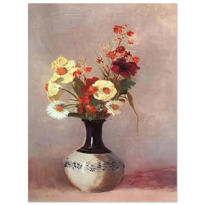 Odilon Redon - VASE OF FLOWERS 9 75x100 cm / 30x40inches Fine Art Poster