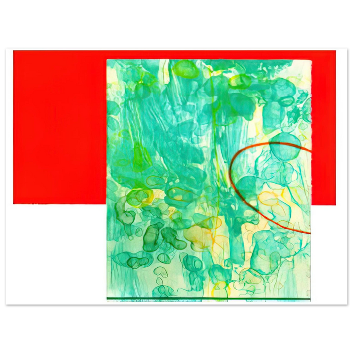 Sam Gilliam - Bluest 75x100 cm / 30x40inches Fine Art Poster