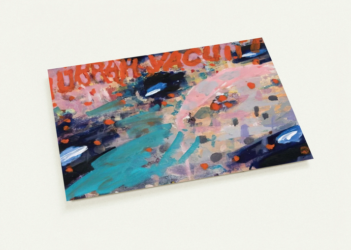 Hurrah Vacuii!! - 1988 By Paul Thek Pack of 10 Post Cards | Paul Thek Post Cards | A6 (10.5 x 14.8 cm) - 4.1 x 5.8 inches