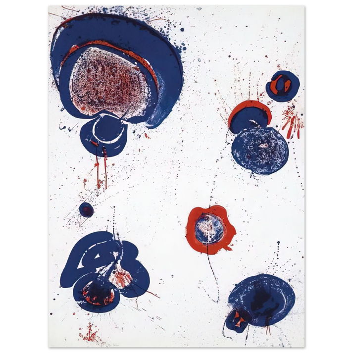 Sam Francis - Chinese Planet 75x100 cm / 30x40inches Fine Art Poster