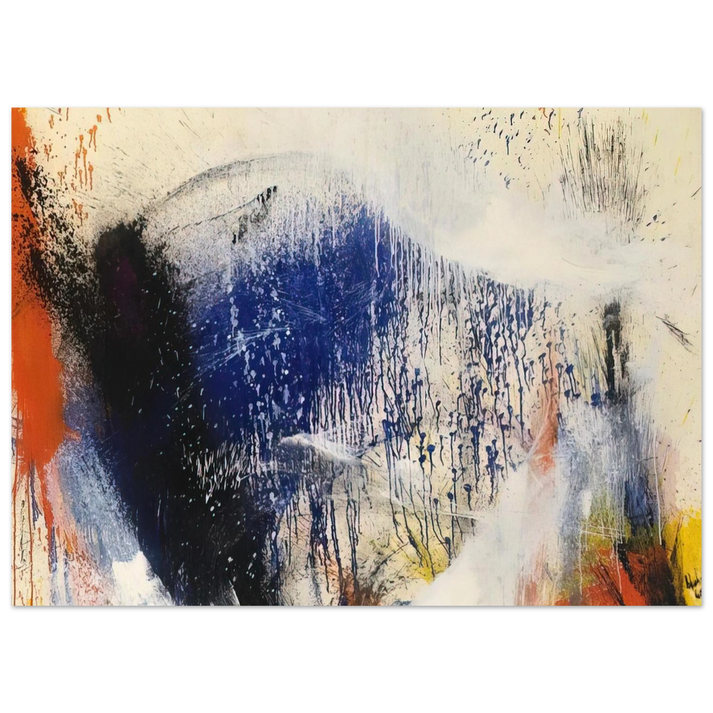 Helen Frankenthaler - Untitled - 1960 Wall art - 20x25 cm / 8x10 inches - Fine Art Poster-canvas - -