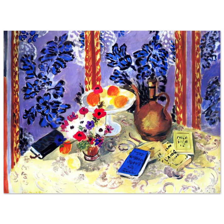 Henri Matisse - STILL LIFE HISTOIRES JUIVES 1924 75x100 cm / 30x40inches Fine Art Poster