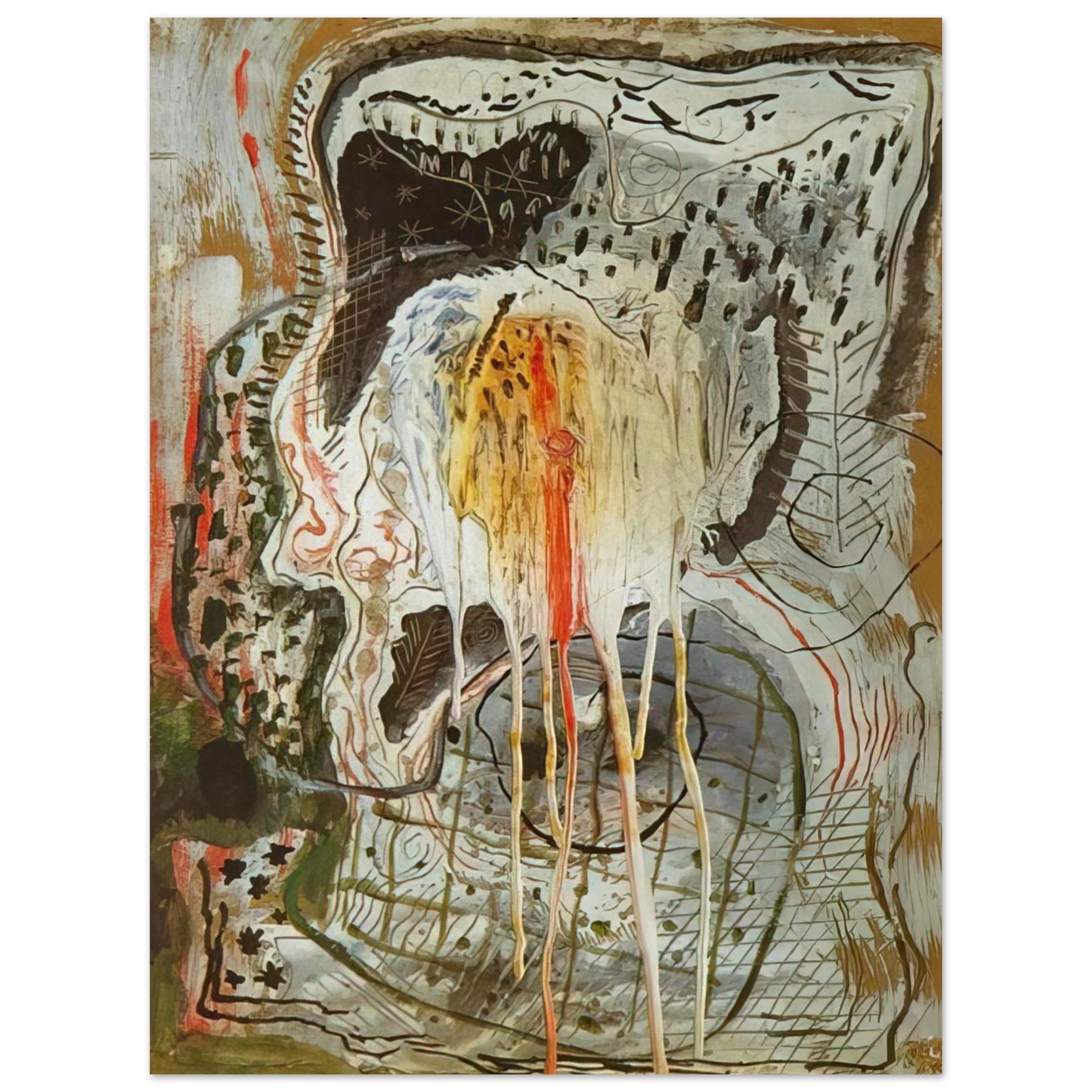 Salvador Dali - NUDE WOMAN IN AN ARMCHAIR 75x100 cm / 30x40inches Fine Art Poster