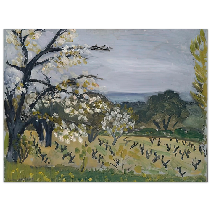 Henri Matisse - LANDSCAPE NICE 1919 75x100 cm / 30x40inches Fine Art Poster