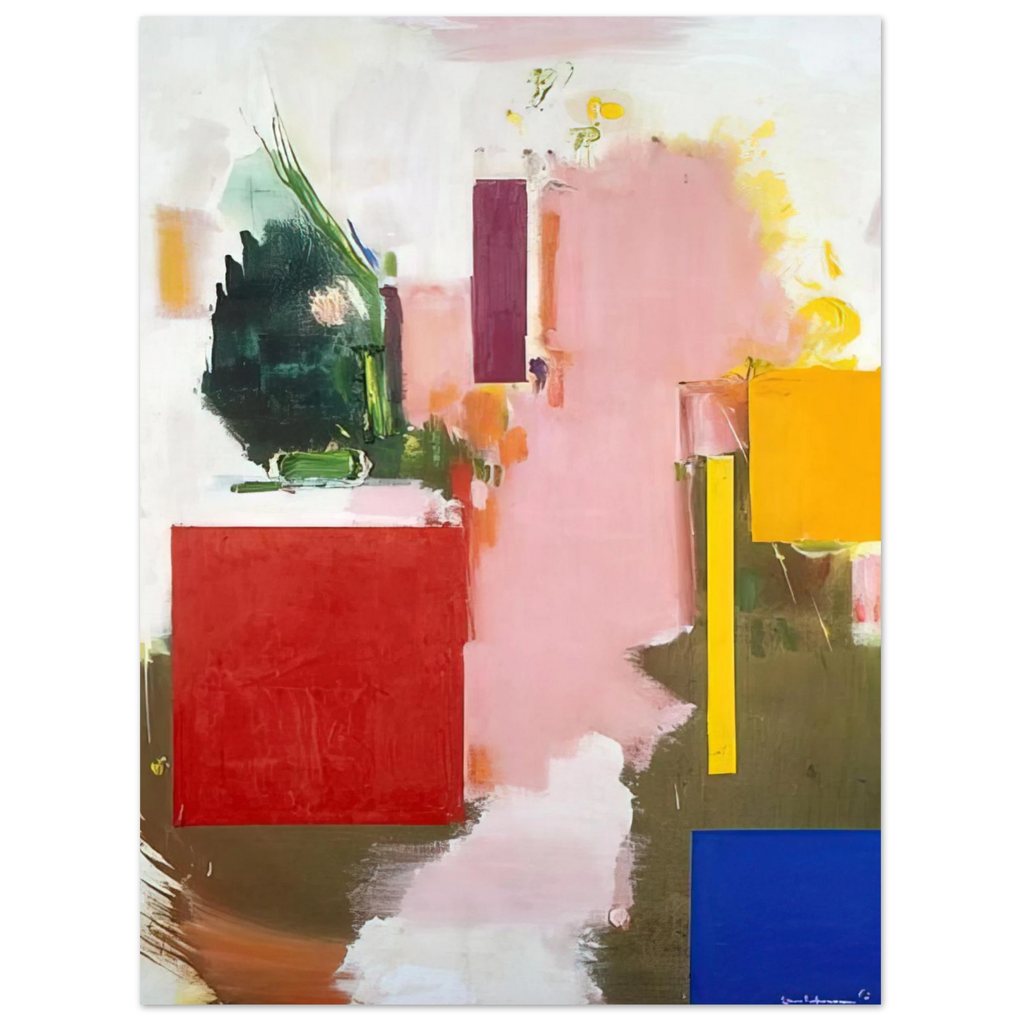 Hans Hofmann - Summer 1965 75x100 cm / 30x40inches Fine Art Poster
