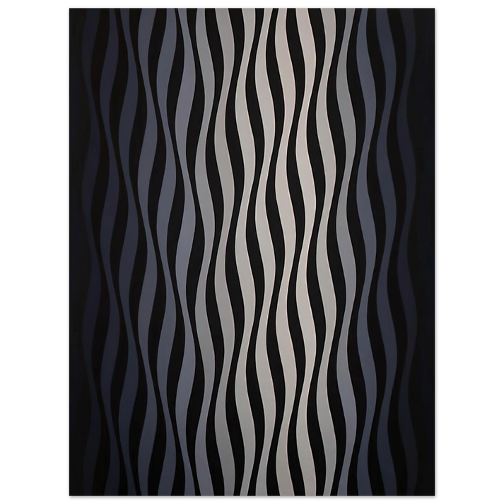 Bridget Riley - DRIFT 2 1966 75x100 cm / 30x40inches Fine Art Poster