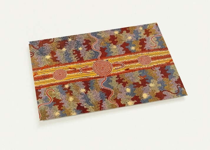 Corrobboree Dreaming - Native Art By Clifford Possum Tjapaltjarri Pack of 10 Post Cards | Clifford Possum Tjapaltjarri Post Cards | A6 (10.5 x 14.8 cm) - 4.1 x 5.8 inches