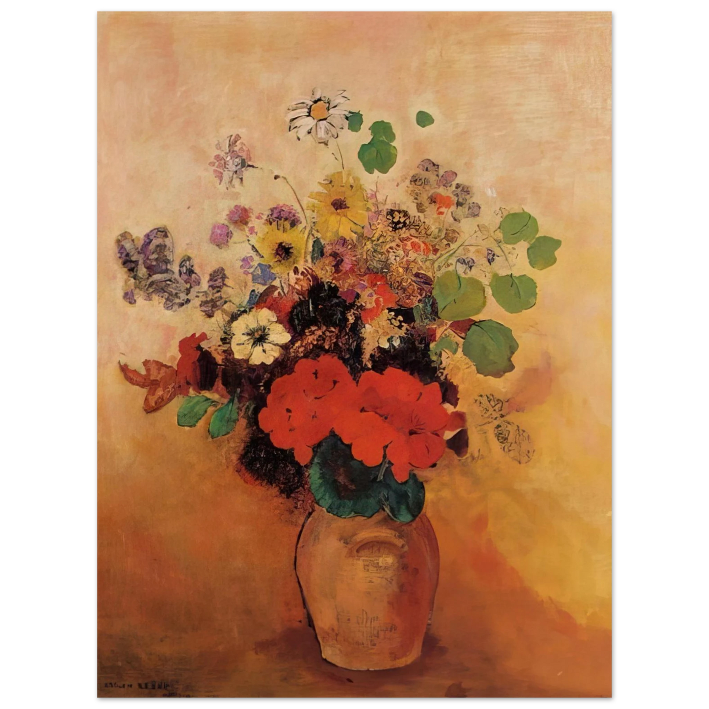 Odilon Redon - VASE OF FLOWERS 5 75x100 cm / 30x40inches Fine Art Poster