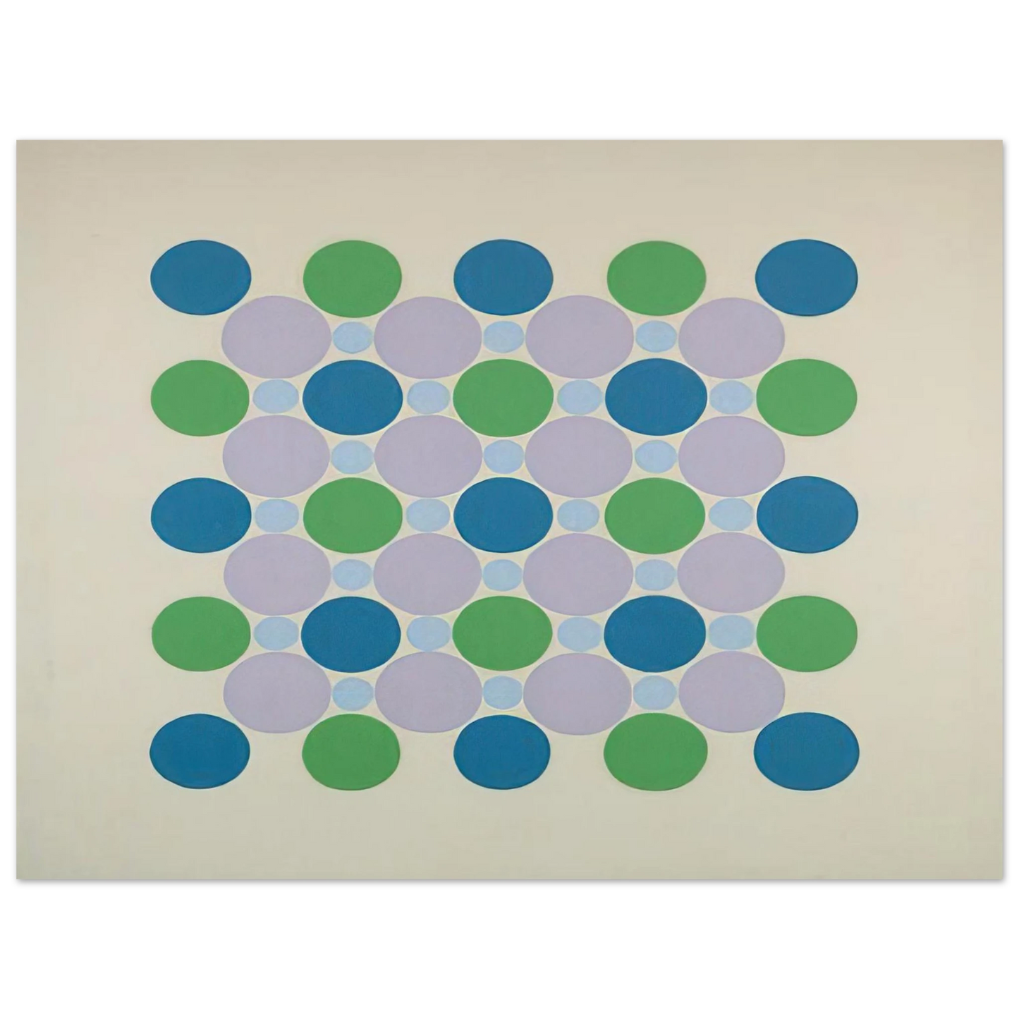 Thomas Downing - Four Blue Five - 1962 75x100 cm / 30x40inches Fine Art Poster