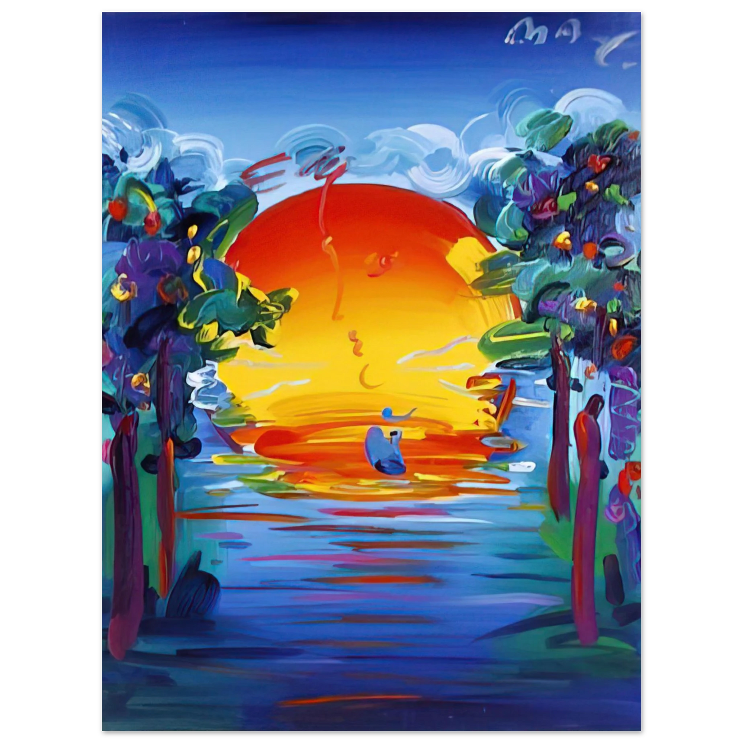 Peter Max - BETTER WORLD 1993 75x100 cm / 30x40inches Fine Art Poster