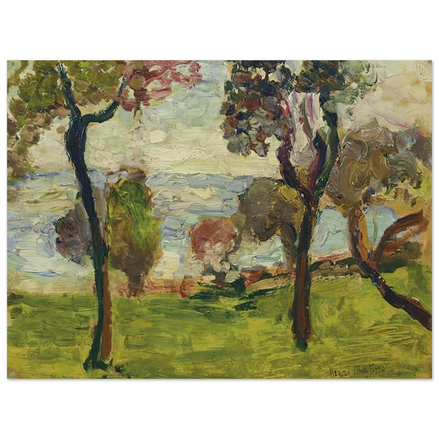 Henri Matisse - PAYSAGE 1898 75x100 cm / 30x40inches Fine Art Poster