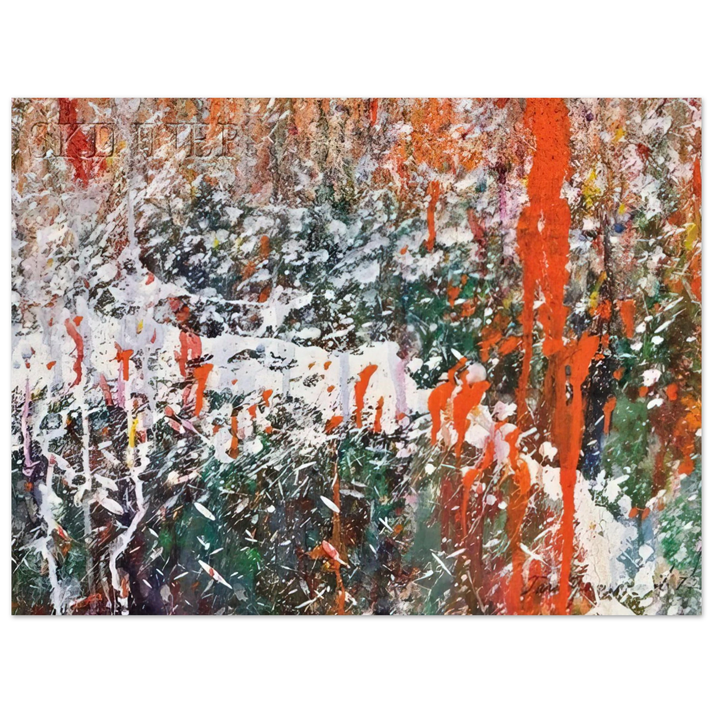 Taro Yamamoto - ABSTRACT COMPOSITION 75x100 cm / 30x40inches Fine Art Poster