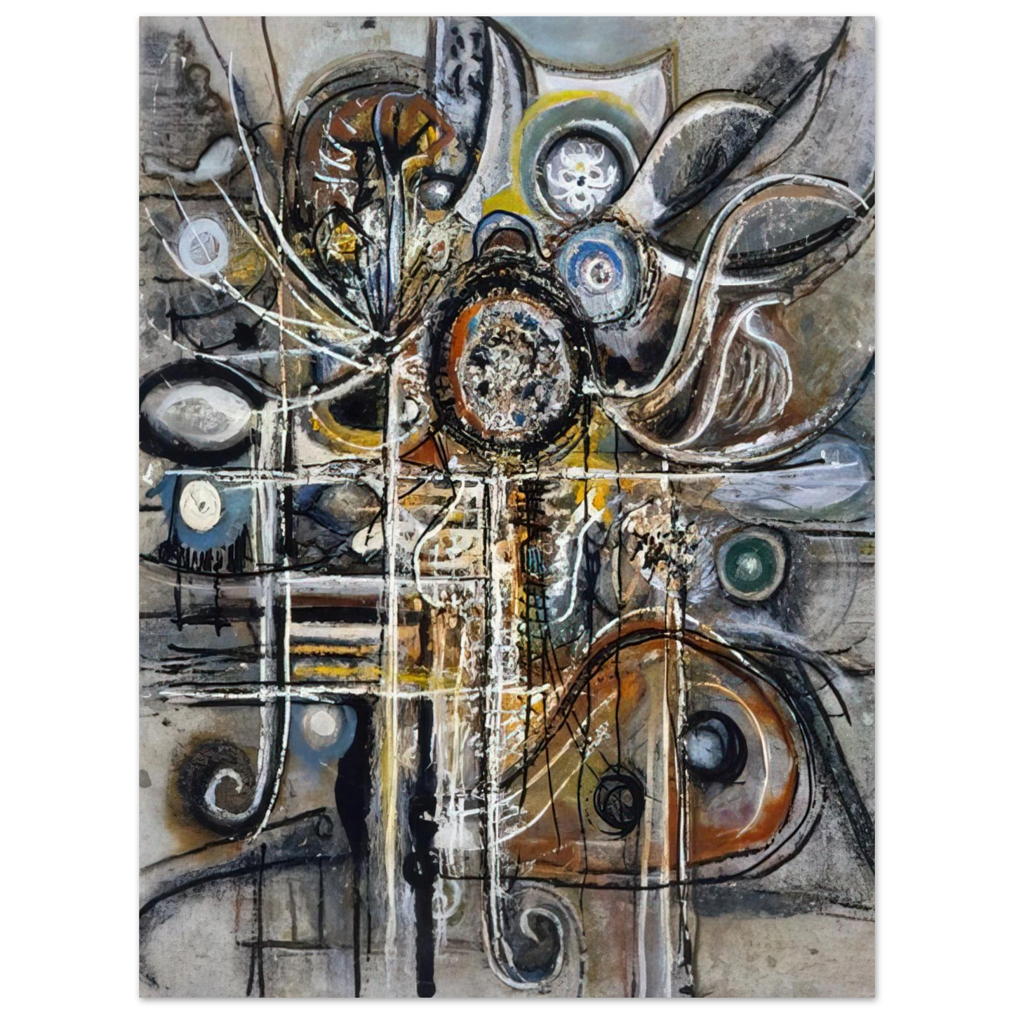 Richard Pousette-Dart - The Center 75x100 cm / 30x40inches Fine Art Poster