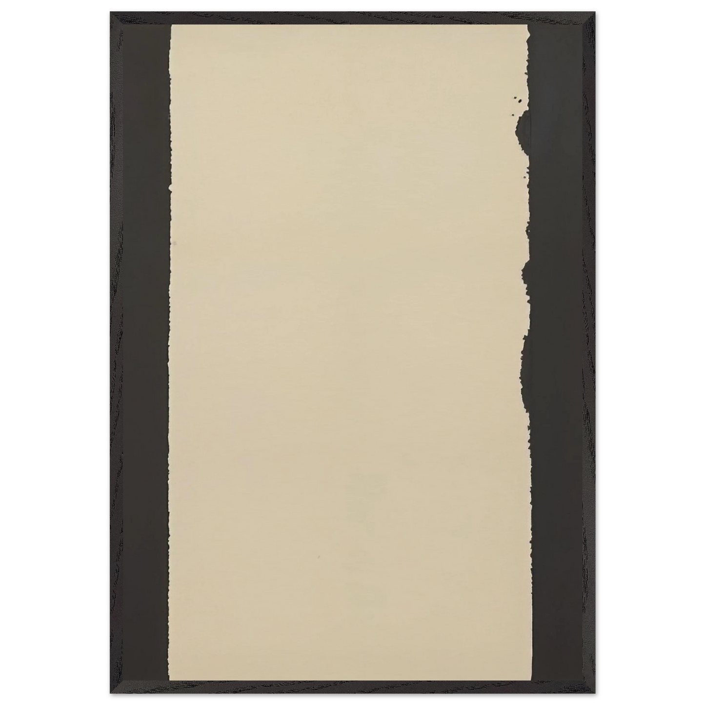 Burnt Umber Ultramarine Blue - 2007 - Yun Hyong-keun 70x100 cm / 28x40 inches Framed Art Print – Black Wooden Frame