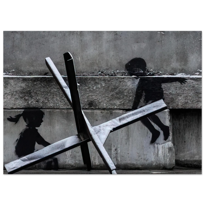 Banksy - KYIV KHRESHCHYATYK 9 2022 Fine Art Poster