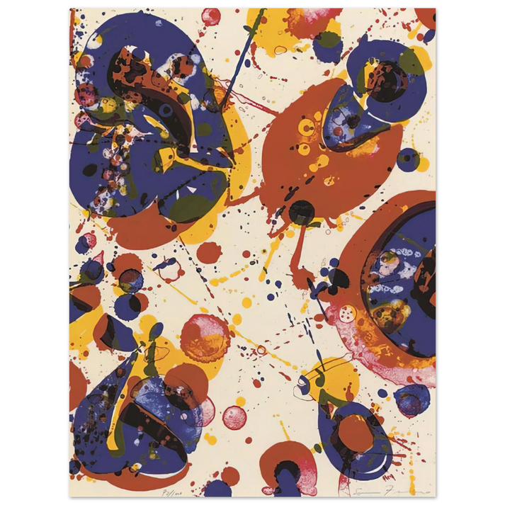 Sam Francis - Untitled from Pasadena Box Lembark L58 75x100 cm / 30x40inches Fine Art Poster