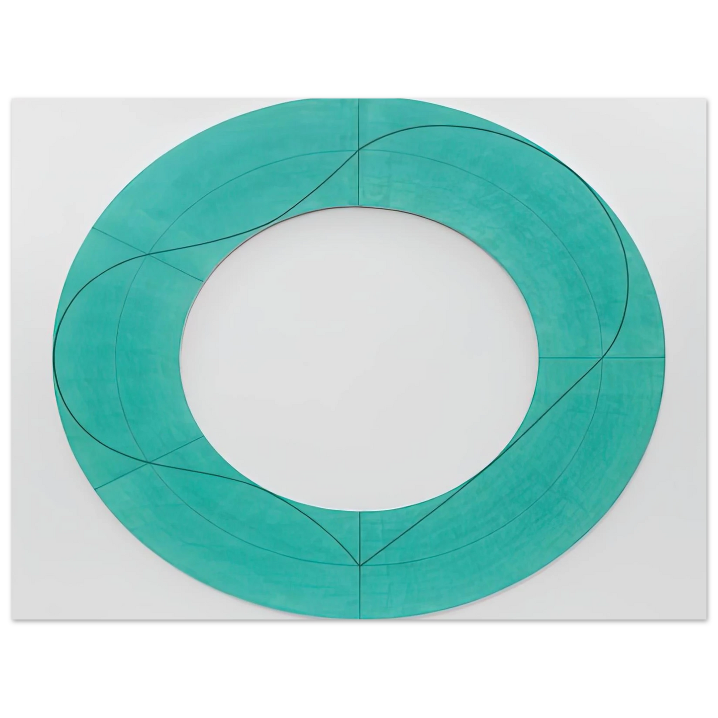 Robert Mangold - RING IMAGE C 2008 75x100 cm / 30x40inches Fine Art Poster