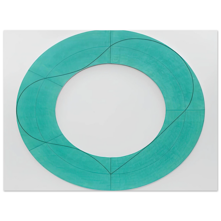 Robert Mangold - RING IMAGE C 2008 75x100 cm / 30x40inches Fine Art Poster