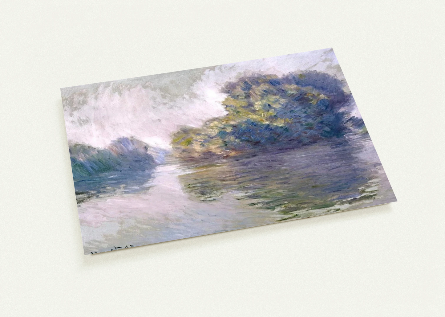 Islands at Port-Villez By claude monet Pack of 10 Post Cards | claude monet Post Cards | A6 (10.5 x 14.8 cm) - 4.1 x 5.8 inches