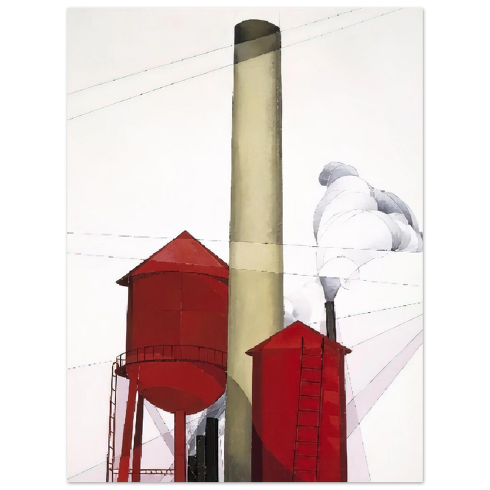 Charles Demuth - Buildings - 1930 75x100 cm / 30x40inches Fine Art Poster