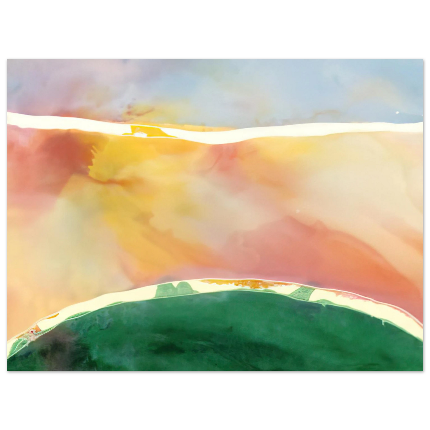 Ronnie Landfield - Bay Breeze - 1969 75x100 cm / 30x40inches Fine Art Poster