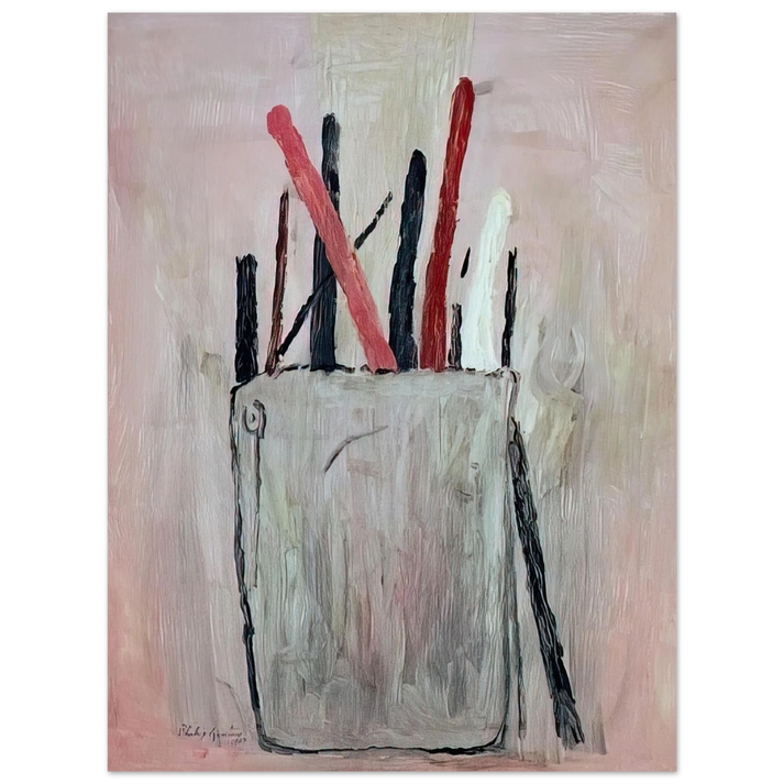 Philip Guston - BRUSHES 1969 75x100 cm / 30x40inches Fine Art Poster