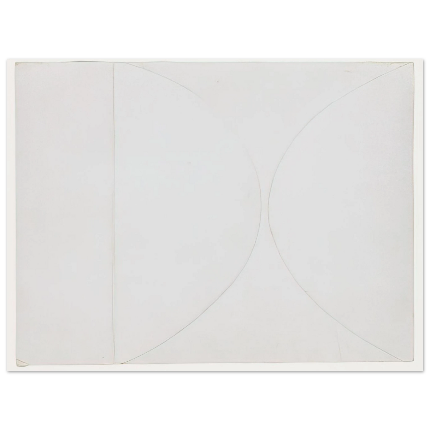 Ellsworth Kelly - White on White 75x100 cm / 30x40inches Fine Art Poster