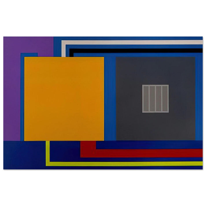 A Perfect World - 1993 - Peter Halley Art Prints - 100x150 cm / 40x60″ inches | Peter Halley Poster | Peter Halley Prints