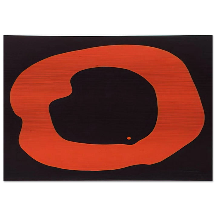 Untitled - Art Informel, Minimalism - Jiro Yoshihara Brushed Aluminum Print - 70x100 cm / 28x40 inches | Jiro Yoshihara Aluminum Print | Jiro Yoshihara Prints