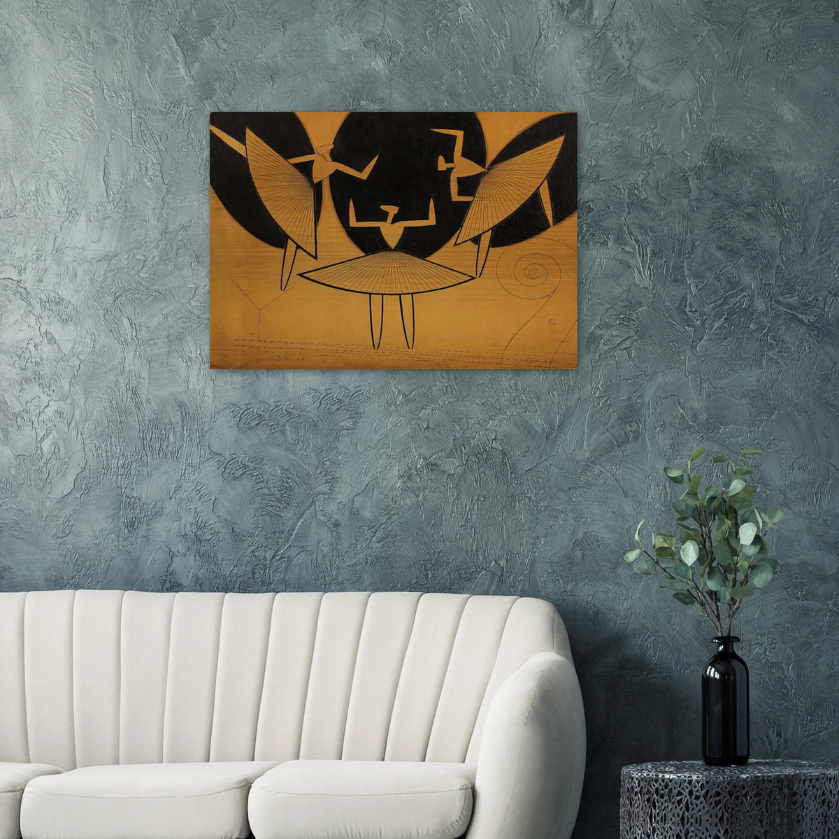 SILHOUETTE - Man Ray Brushed Aluminum Print - 70x100 cm / 28x40 inches | Man Ray Aluminum Print | Man Ray Prints