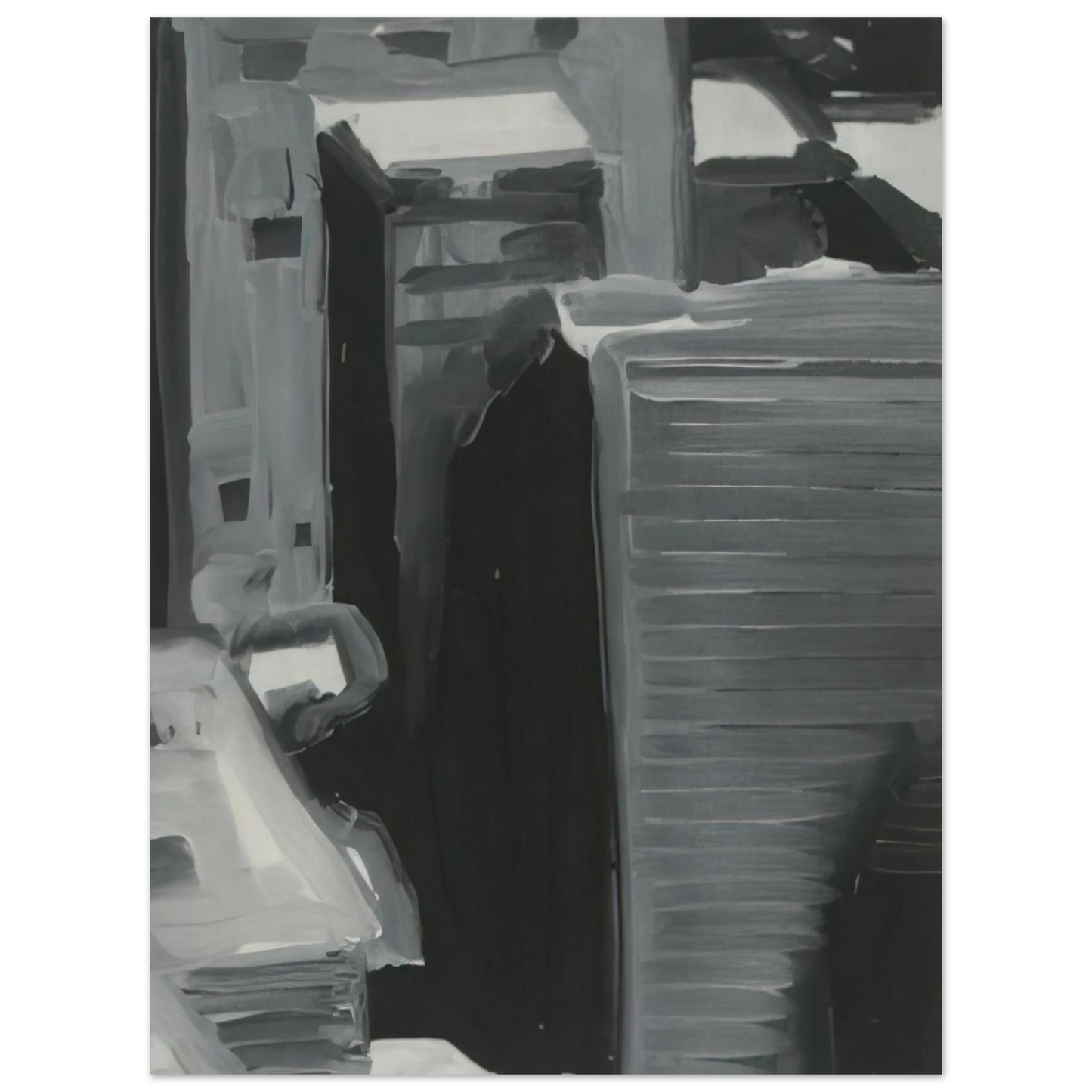 Gerhard Richter - TOWNSCAPE 1968 75x100 cm / 30x40inches Fine Art Poster