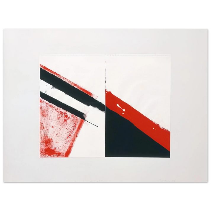 Blinky Palermo - WHO KNOWS THE BEGINNING AND WHO KNOWS THE END I 1976 75x100 cm / 30x40inches Fine Art Poster