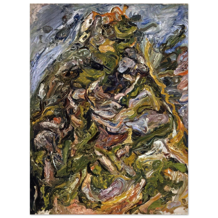 Chaim Soutine - HILL AT CERET 1921 75x100 cm / 30x40inches Fine Art Poster