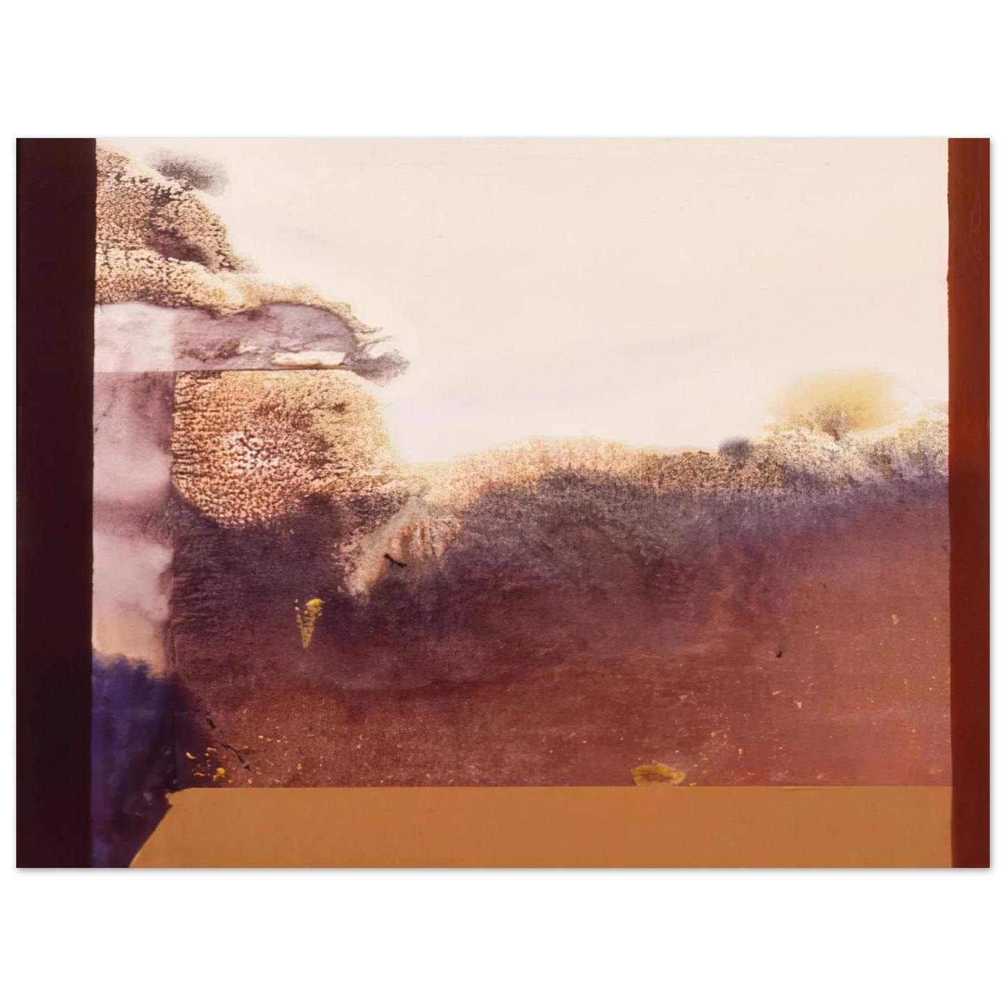 Ronnie Landfield - Lost In Rio De Janiero - Lyrical Abstraction 75x100 cm / 30x40inches Fine Art Poster