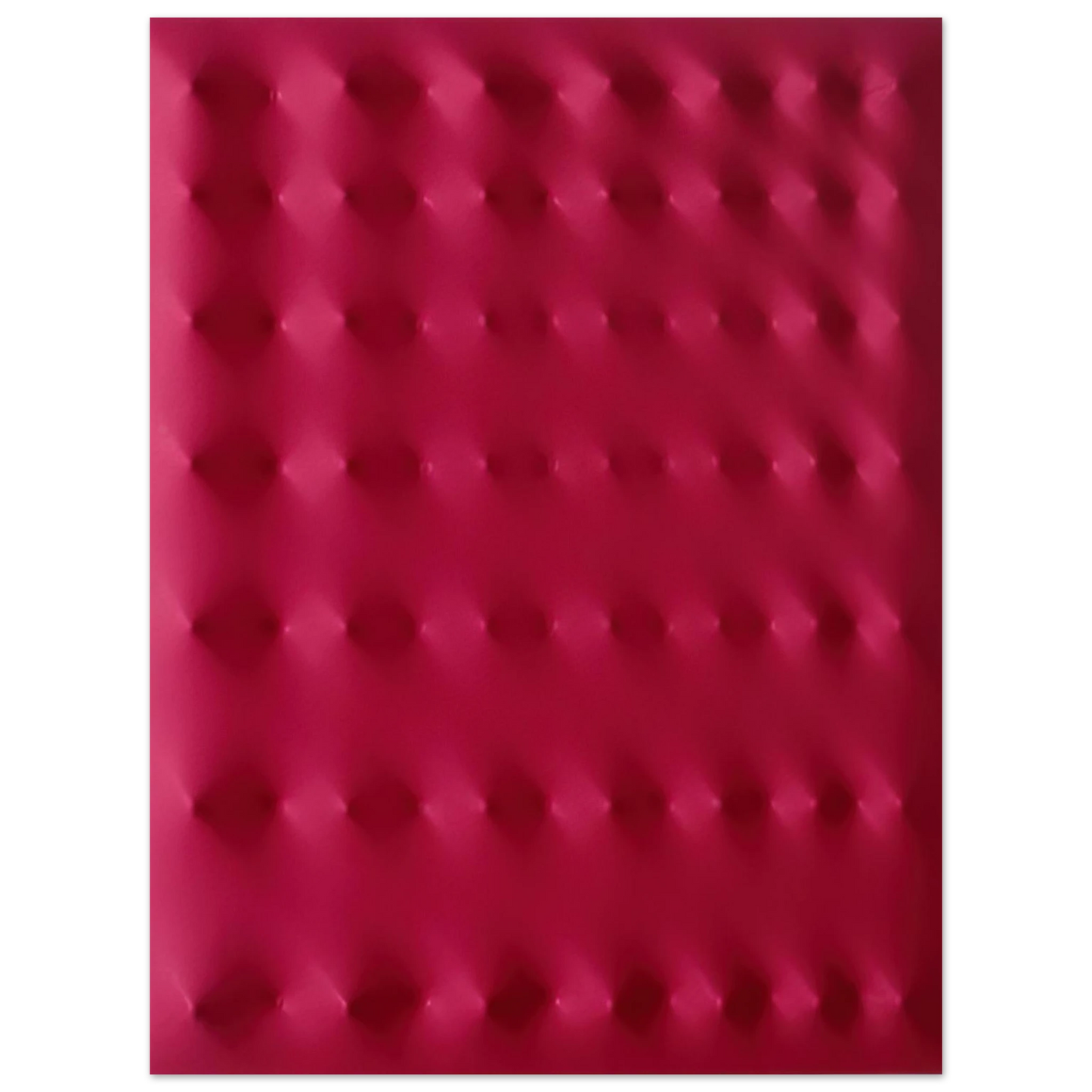 Enrico Castellani - Superficie rossa - 2006 75x100 cm / 30x40inches Fine Art Poster
