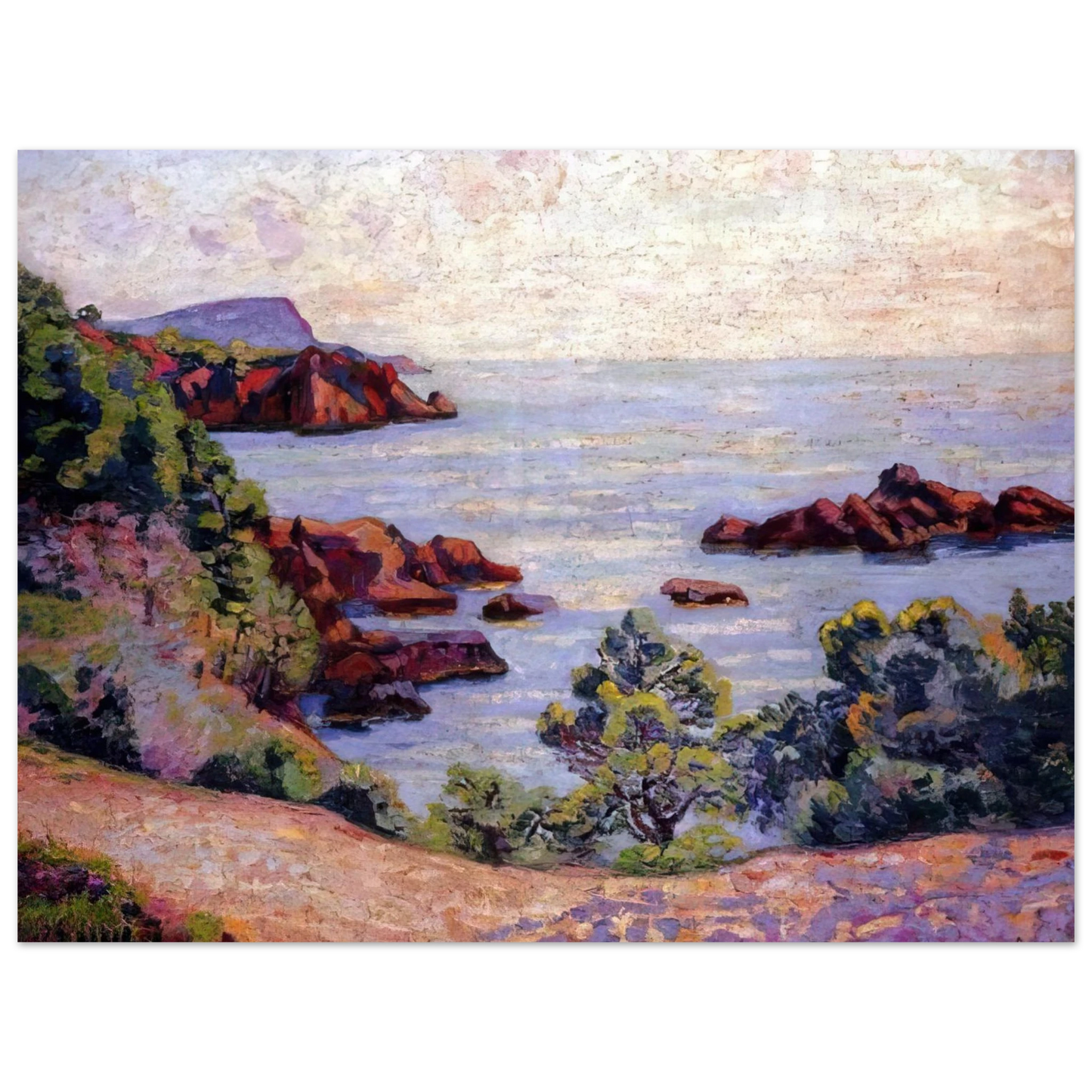 Armand Guillaumin - Paysage du Midi - 1905 75x100 cm / 30x40inches Fine Art Poster