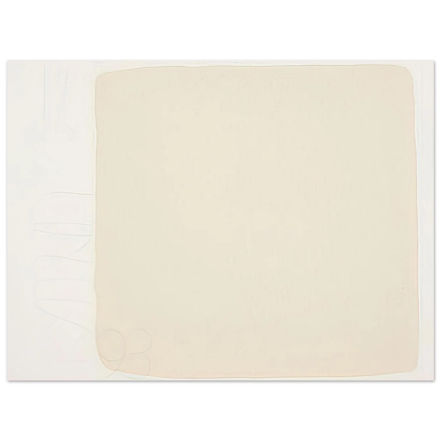 Robert Ryman - Untitled, from BAM III 75x100 cm / 30x40inches Fine Art Poster