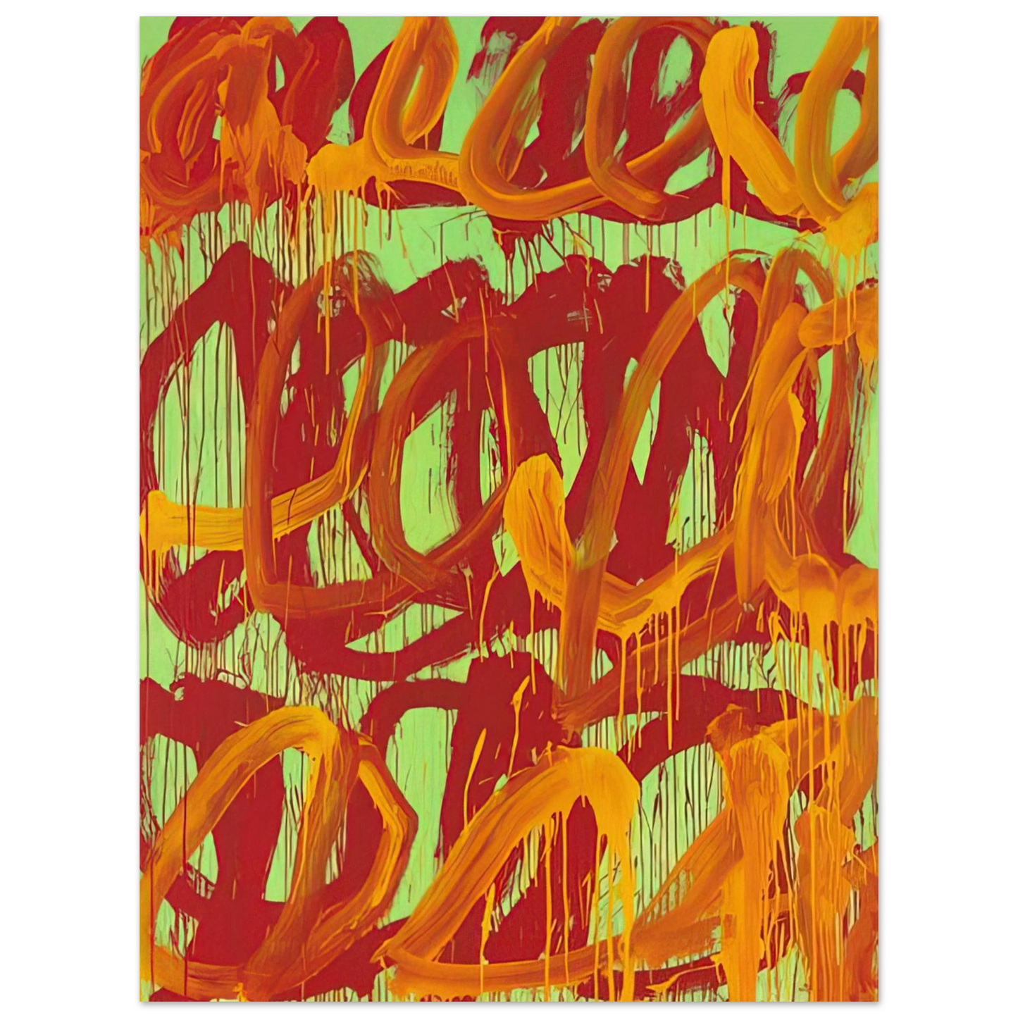 Cy Twombly - Camino Real II 75x100 cm / 30x40inches Fine Art Poster