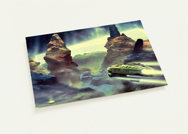 Chris Foss By Chris Foss Pack of 10 Post Cards | Chris Foss Post Cards | A6 (10.5 x 14.8 cm) - 4.1 x 5.8 inches