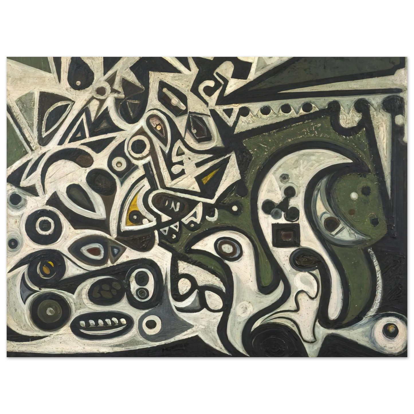 Richard Pousette-Dart - River Metamorphosis 75x100 cm / 30x40inches Fine Art Poster