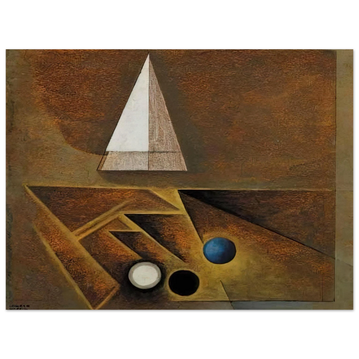 Lawren Harris - Sketch Painted in Santa Fe, New Mexico - 1944 75x100 cm / 30x40inches Fine Art Poster