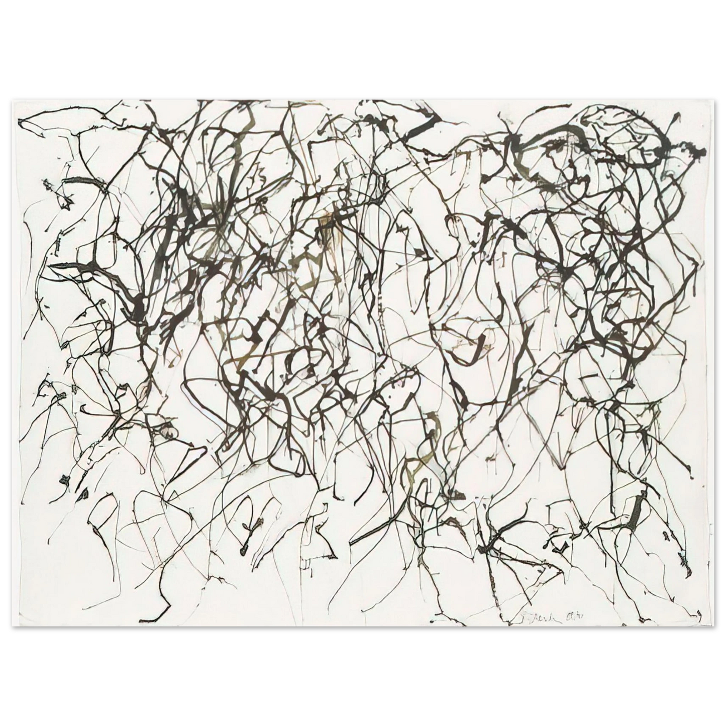 Brice Marden - St. Barts 10 - 1991 75x100 cm / 30x40inches Fine Art Poster